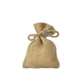 Jute zakken met rijgkoord 8 x 12 cm (per stuk)